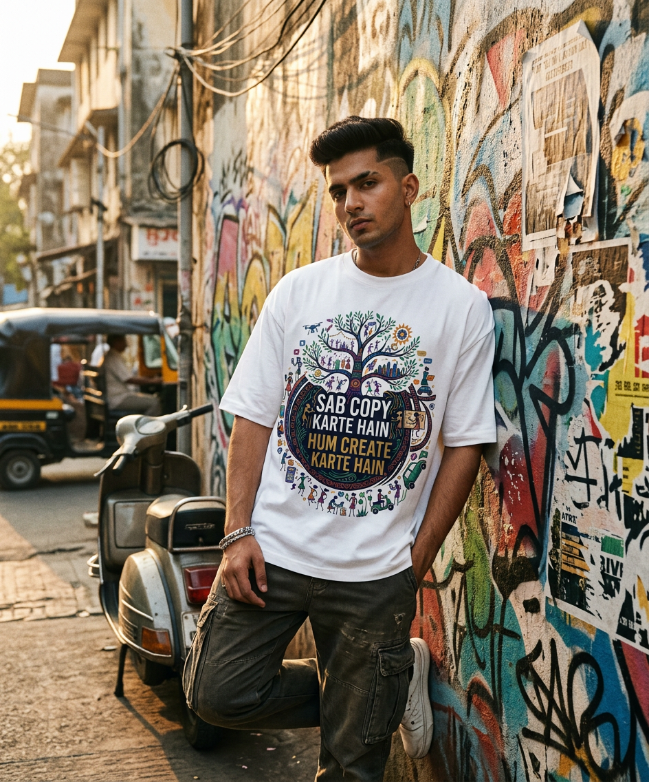 Gond Art Unisex Stretch T-shirt